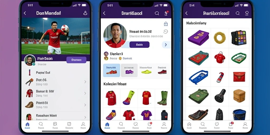 Tampilan antarmuka aplikasi yang menarik dan mudah digunakan.
