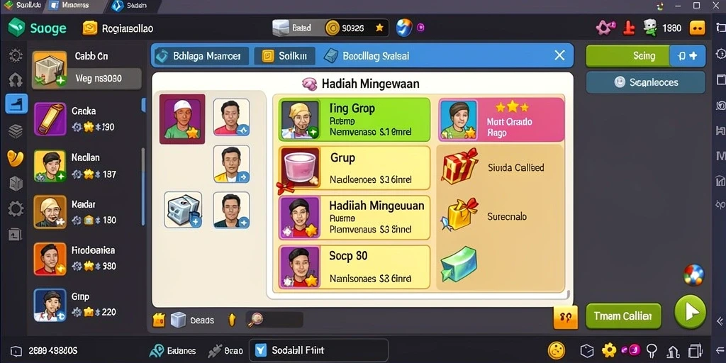 Tampilan antarmuka yang modern dan intuitif.