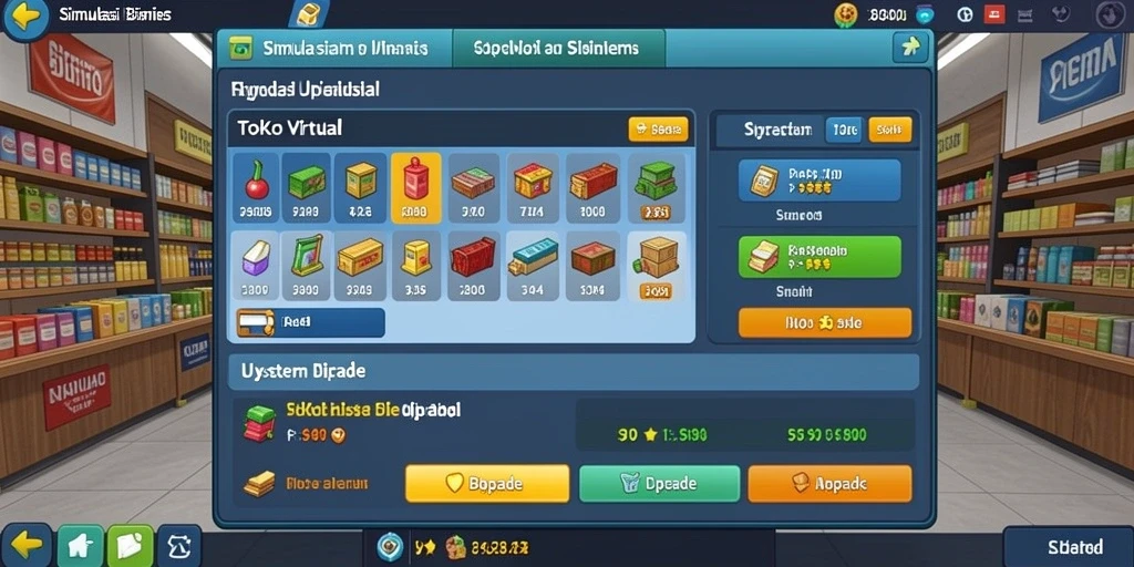 Tampilan home screen yang menarik dan mudah dinavigasi.