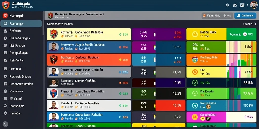 Tampilan dashboard pengguna yang sederhana dan informatif.