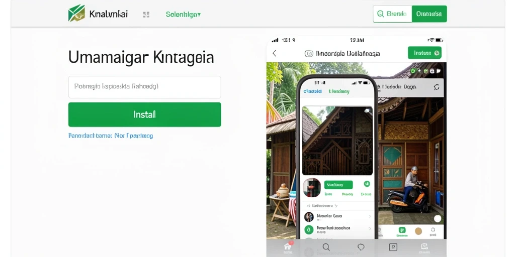 Tampilan antarmuka yang ramah pengguna.