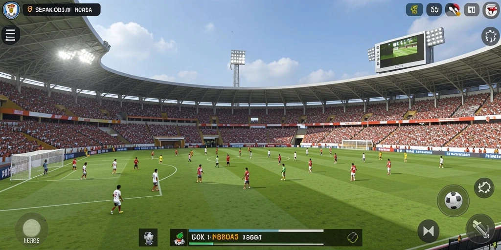 Tampilan awal aplikasi SOBATGAMING yang menarik.