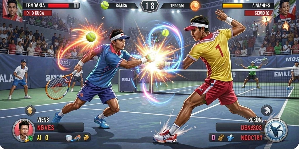 Tangkapan layar menunjukkan grafik menawan dalam gameplay TONGWD.