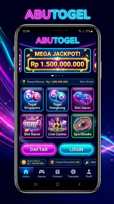 Cuplikan layar menu unduhan abutogel untuk perangkat Android